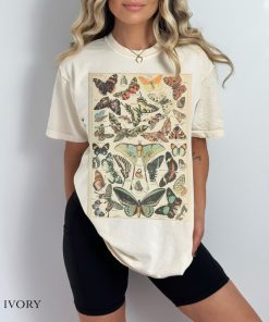 Vintage Butterfly Poster Comfort Colors Graphic Tee