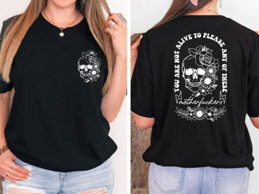 Floral Skull Shirt