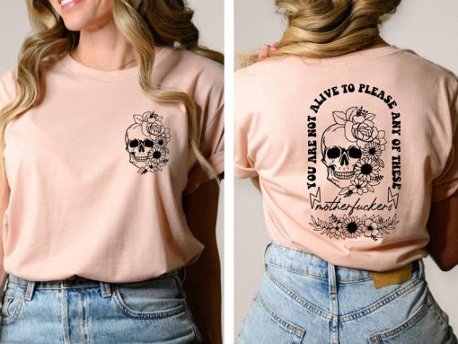 Floral Skull Shirt