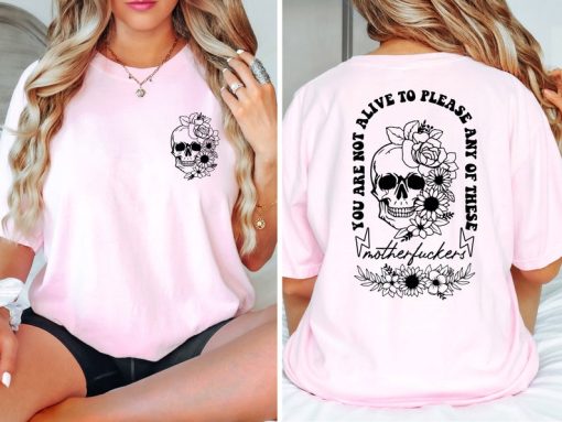 Floral Skull Shirt