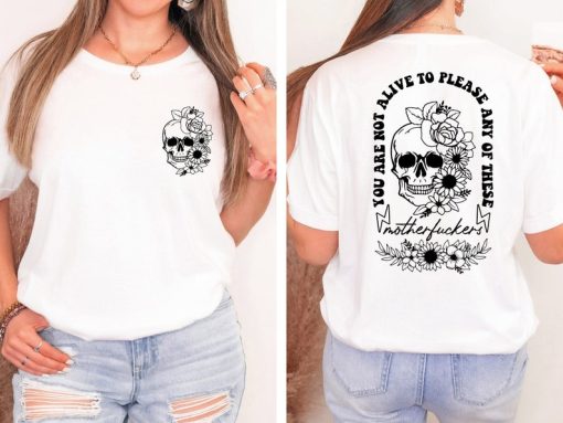 Floral Skull Shirt