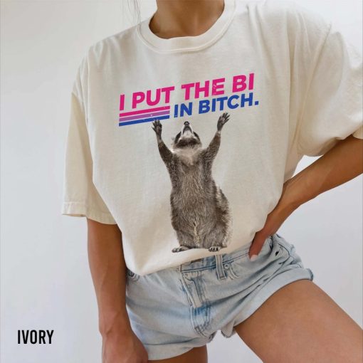 I Put The Bi In Bitch, Bisexual Shirt, Bi Pride Shirt, Subtle Bisexual