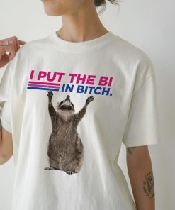 I Put The Bi In Bitch, Bisexual Shirt, Bi Pride Shirt, Subtle Bisexual