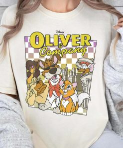 Disney Oliver Company Shirt, Vintage Oliver & Company T-shirt