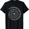 Pi Day Shirt Spiral Pi Math design for Pi Day 3.14 T-Shirt