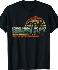 Funny Pi Day Retro Pi Symbol Math Teacher Nerd Geek 3.14 T-Shirt