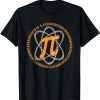 Math Pi Shirt Atom Pi Symbol Pi Day Science Math Teacher T-Shirt