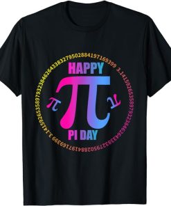 Happy Pi Spiral Novelty Math Geek 3.14 Pi Day T-Shirt