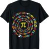 Funny Pi Day Shirt Spiral Pi Math Tee for Pi Day 3.14 T-Shirt