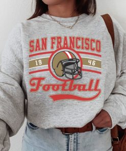 San Francisco Football Crewneck Sweatshirt / T-Shirt, The Niners, Vintage San Francisco Sweatshirt 49ers