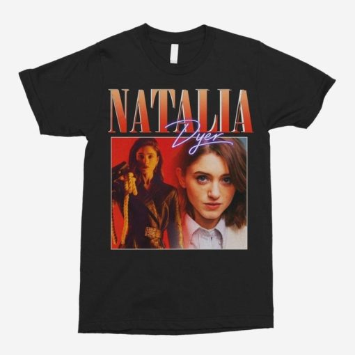 Natalia Dyer Vintage Shirts, Shirt Lovers Gift for Fan, Unisex for T-Shirts, Hoodies, Sweatshirts