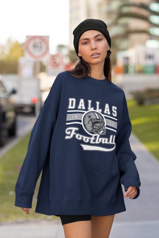 Dallas Football T-Shirt  Sweatshirt, Vintage Style Dallas Football Shirt, Cowboy Sweatshirt, Dallas Shirt