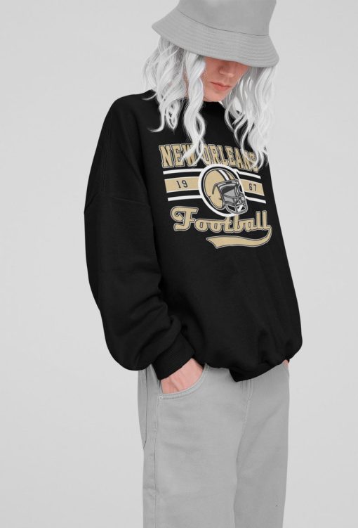 Vintage New Orleans Football Crewneck Sweatshirt , T-Shirt, Saints Shirt