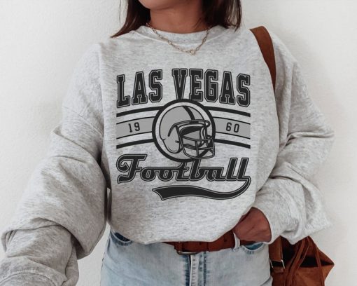 Las Vegas Football T-Shirt  Sweatshirt, Vintage Style Las Vegas Football Shirt