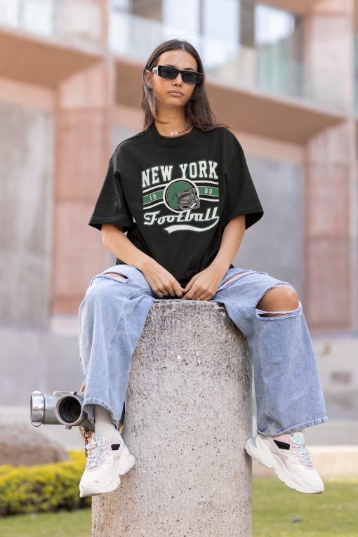 New York Football Sweatshirt  T-Shirt , Vintage New York Football Shirt, Jets Shirt New York Shirt