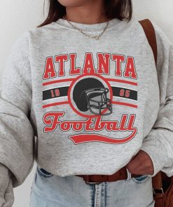 Vintage Atlanta Football Crewneck Sweatshirt, Falcons Sweatshirt