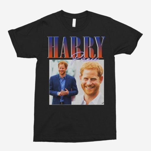 Prince Harry Vintage Shirts, Shirt Lovers Gift for Fan, Unisex for T-Shirts, Hoodies, Sweatshirts