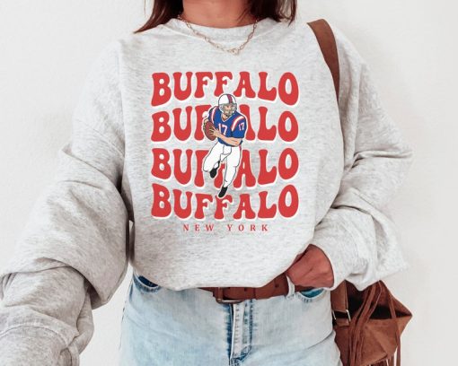 Buffalo Football Crewneck, Buffalo Bill Sweatshirt, Josh Bill Sweatshirt, Bills Football, Buffalo New York