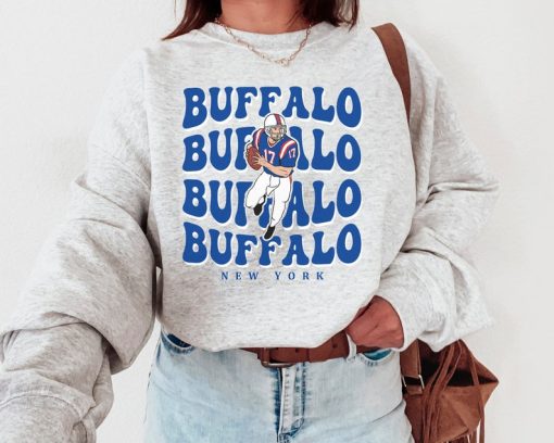 Buffalo Football Crewneck, Buffalo Bill Sweatshirt, Josh Bill Sweatshirt, Bills Football, Buffalo New York