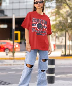 Houston Football Crewneck, Texans Sweatshirt, Vintage Houston Football Crewneck Sweatshirt, Houston T-Shirt