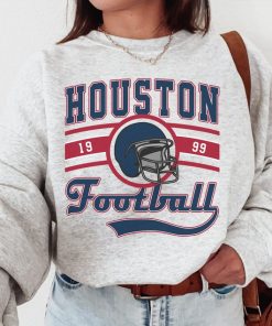 Houston Football Crewneck, Texans Sweatshirt, Vintage Houston Football Crewneck Sweatshirt, Houston T-Shirt