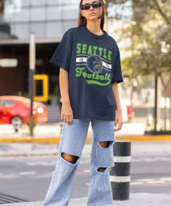 Seattle Football Crewneck, Seahawks Sweatshirt, Vintage Seattle Football Crewneck Sweatshirt, Seattle T-Shirt