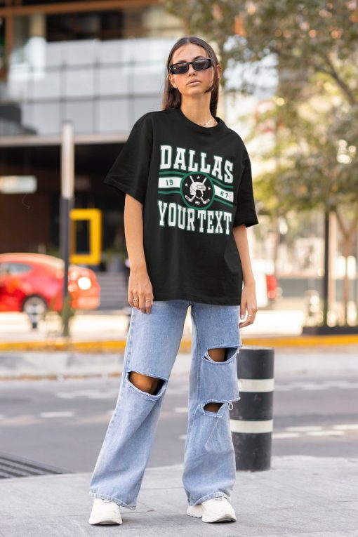 Dallas Star Sweatshirt, Vintage Dallas Star Sweatshirt  T-Shirt, Stars Sweater, Stars T-Shirt, Hockey Fan Shirt