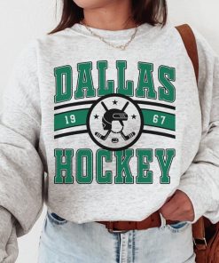 Dallas Star Sweatshirt, Vintage Dallas Star Sweatshirt  T-Shirt, Stars Sweater, Stars T-Shirt, Hockey Fan Shirt