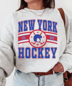 New York Ranger Sweatshirt, Vintage New York Ranger, Rangers Sweater, Rangers T-Shirt, Hockey Fan Shirt