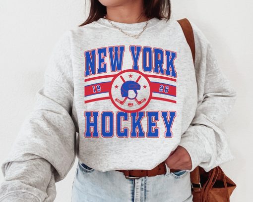 New York Ranger Sweatshirt, Vintage New York Ranger, Rangers Sweater, Rangers T-Shirt, Hockey Fan Shirt