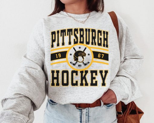 Pittsburgh Penguin, Vintage Pittsburgh Penguin Sweatshirt  Shirt, Penguins Sweater, Penguins Shirt, Hockey Fan