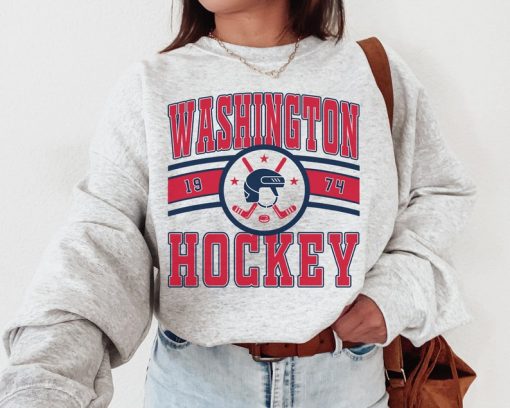 Washington Capital, Vintage Washington Capital Sweatshirt  Shirt, Capitals Sweater, Capitals Shirt, Hockey Fan