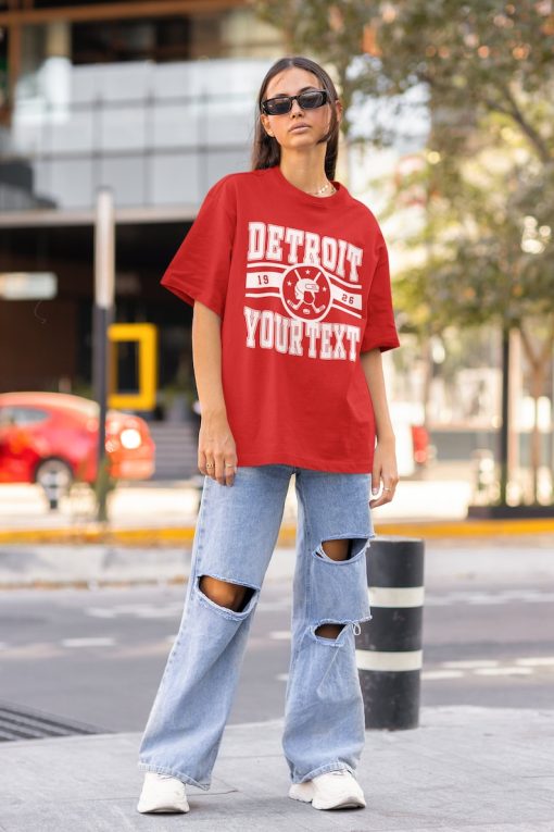 Vintage Detroit Red Wing Sweatshirt  T-Shirt, Detroit Wing Sweater, Wings T-Shirt, Hockey Fan Shirt