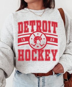 Vintage Detroit Red Wing Sweatshirt  T-Shirt, Detroit Wing Sweater, Wings T-Shirt, Hockey Fan Shirt