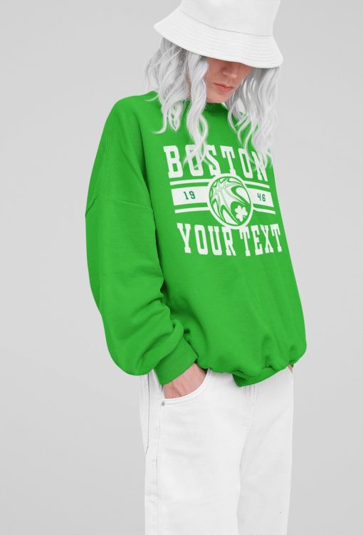 Boston Celtic, Vintage Boston Celtic Sweatshirt T-Shirt, Celtics Sweater, Celtics T-Shirt, Vintage Basketball Fan Shirt