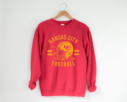 KC Chiefs Sweatshirt, Vintage Kansas City Chiefs Sweatshirt, Chiefs Crewneck, Kansas City Chiefs Shirt