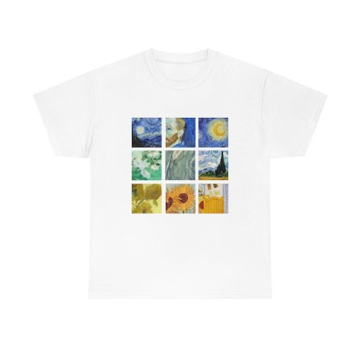 Van Gogh Collage Shirt -art shirt,art t shirt,artsy shirt,art clothing,graphic tees,aesthetic clothing,van gogh shirt