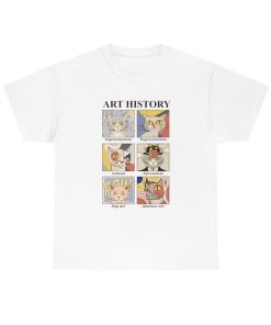 Unisex,Art History Cat Shirt-art shirt,art lover shirt,graphic tees,art tshirt,art tee,art sweatshirt,aesthetic shirt