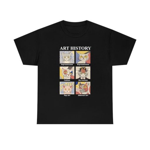 Unisex,Art History Cat Shirt-art shirt,art lover shirt,graphic tees,art tshirt,art tee,art sweatshirt,aesthetic shirt