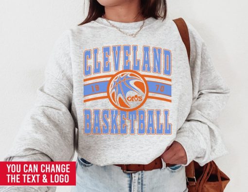 Cleveland Cavalier, Vintage Cleveland Cavalier Sweatshirt  T-Shirt, Cavaliers Sweater, Cavaliers T-Shirt