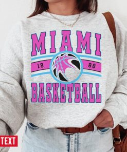 Vintage Miami vic Sweatshirt  T-Shirt, vice Sweater, Miami vic, vice T-Shirt, Vintage Basketball Fan Shirt