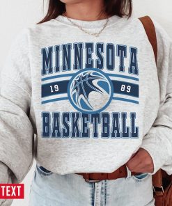 Minnesota Timberwolve, Vintage Minnesota Timberwolve Sweatshirt  T-Shirt, Timberwolves Sweater, Timberwolves TShirt