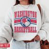 Vintage Washington Basketball Sweatshirt  T-Shirt, Washington Wizard Sweater, Wizards T-Shirt, Vintage Basketball Fan