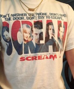 Scream Movie Vintage Shirt -vintage clothing,vintage t shirt,vintage tshirt,scream movie t shirt,aesthetic shirt