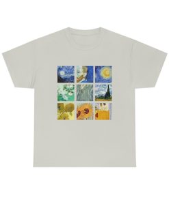 Van Gogh Collage Shirt -art shirt,art t shirt,artsy shirt,art clothing,graphic tees,aesthetic clothing,van gogh shirt