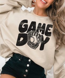 Baseball Game Day Sweatshirt / T-Shirt, Baseball Season Shirt, Baseball Crewneck, Baseball Mom Shirt, Baseball Fan Shirt