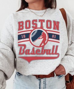 Vintage Boston Red So EST 1901 Sweatshirt / T-Shirt, Boston Red So Crewneck Sweatshirt, Boston Baseball Shirt