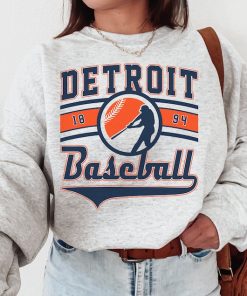 Vintage Detroit Tiger Crewneck Sweatshirt / T-Shirt, Detroit Tiger EST 1894 Sweatshirt, Detroit Baseball Shirt