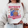 Detroit Piston, Vintage Detroit Piston Sweatshirt T-Shirt, Detroit Basketball Shirt, Pistons Shirt