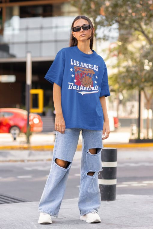 Los Angeles Clipper, Vintage Los Angeles Clipper Sweatshirt  T-Shirt, Los Angeles Basketball Shirt, Clippers T-Shirt